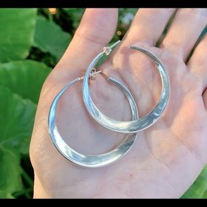 Sterling Silver Hoop Earrings